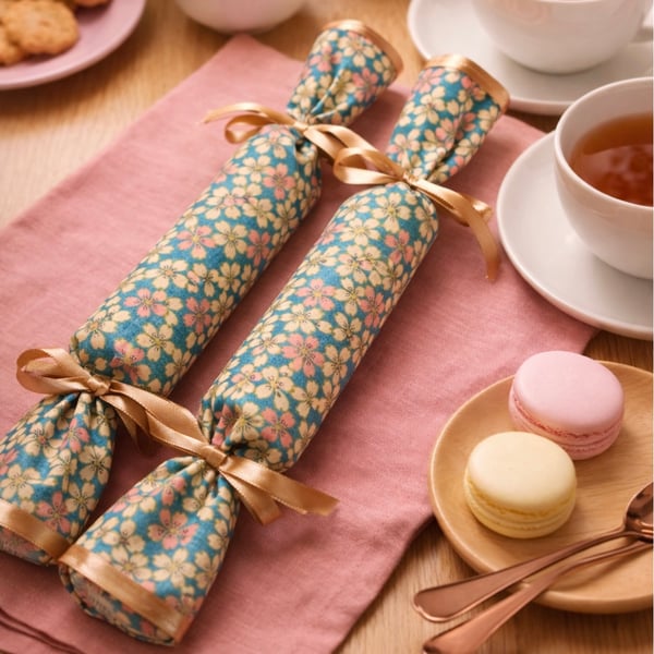 Reusable Fabric Dinner Party Crackers for Year Round Celebrations