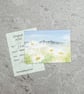 Original Watercolour ACEO Daisies - Image 2