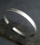 Cuff Bracelet in textured silver from Balance Me range - Image 5