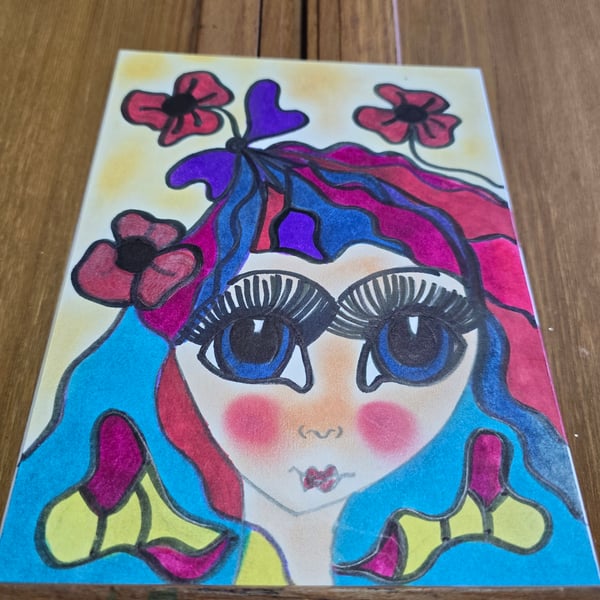 Fairy Canvas Drawing 