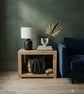 Handmade Rustic Solid Wood Sofa Unit Side Table - Reclaimed - Recycled - Image 4