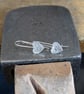 Long silver heart earrings, Valentine's gift, silver heart jewellery - Image 7