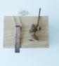 Abstract Floral Copper Bar Handmade Pendant  - Image 3