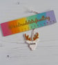 Personalised Glitter Stag decoration - Image 4