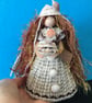 Fairy Doll Folded Book Art Decoration, Sea Shells