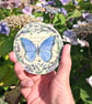 Lavender Butterfly Round Clay Coasters - Image 3