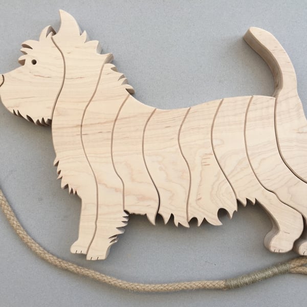 West Highland Terrier Trivet in either Maple or Tulipwood