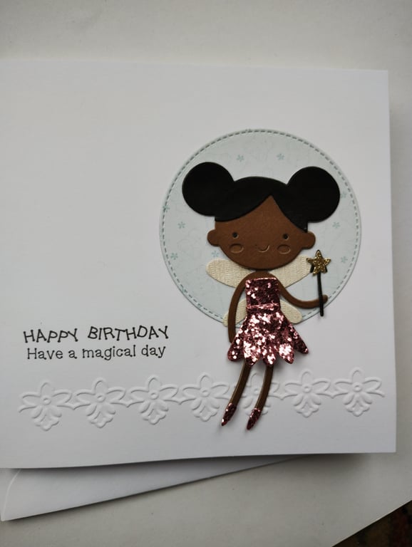 Dancing Fairy Violet Happy Birthday - Have a magical day
