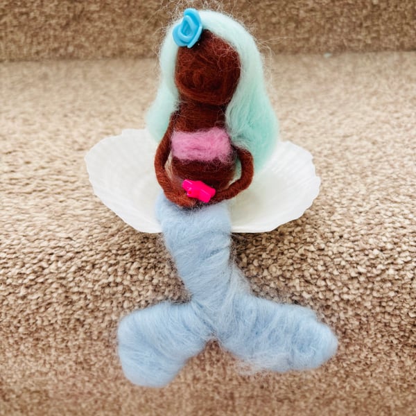Felt mermaid magical shelf decor