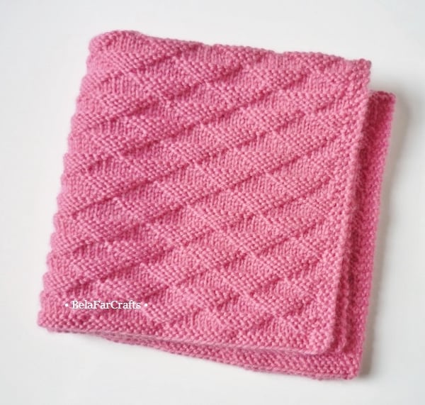 Baby girl security blanket - New mom gift - Baby shower present