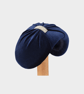 Navy Velvet Bandeau Headband - Handmade to Order Hat