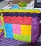 PATCHWORK AND DENIM COSMETIC BAG - Image 4