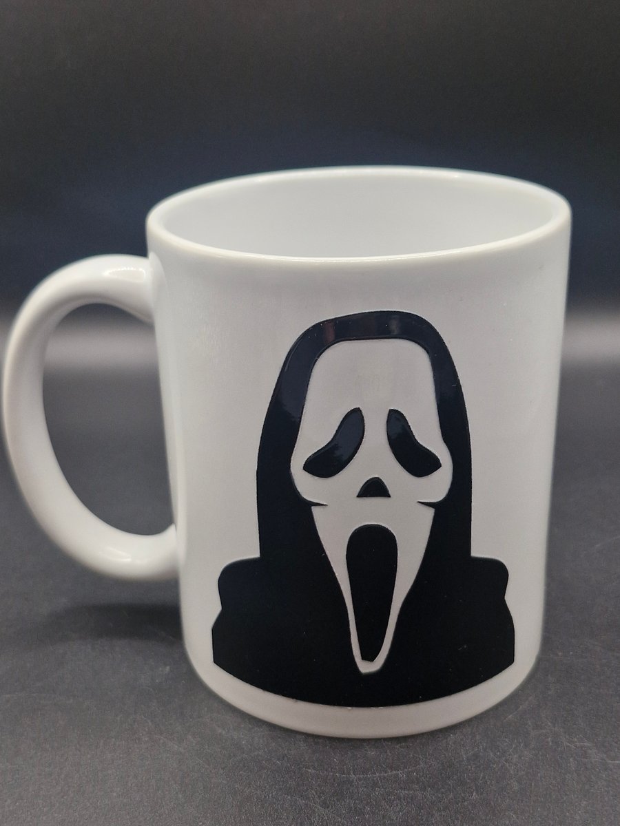 New Ghostface Mug Scream Scary Movie Fan Art Horror Movie Iconic Face