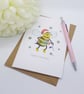 Christmas Bee Card - Cute Bee Card - Bumblebee  - Image 2