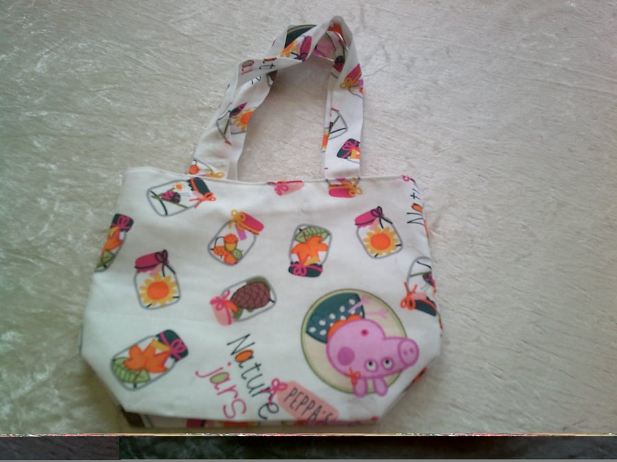 Peppa Pig & Nature Jars Child's Fabric Handbag