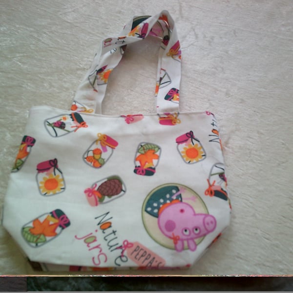 Peppa Pig & Nature Jars Child's Fabric Handbag