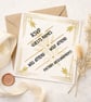 Art Deco Wedding Bundlle Invitation RSVP & Details Set with Handmade Envelopes - Image 3
