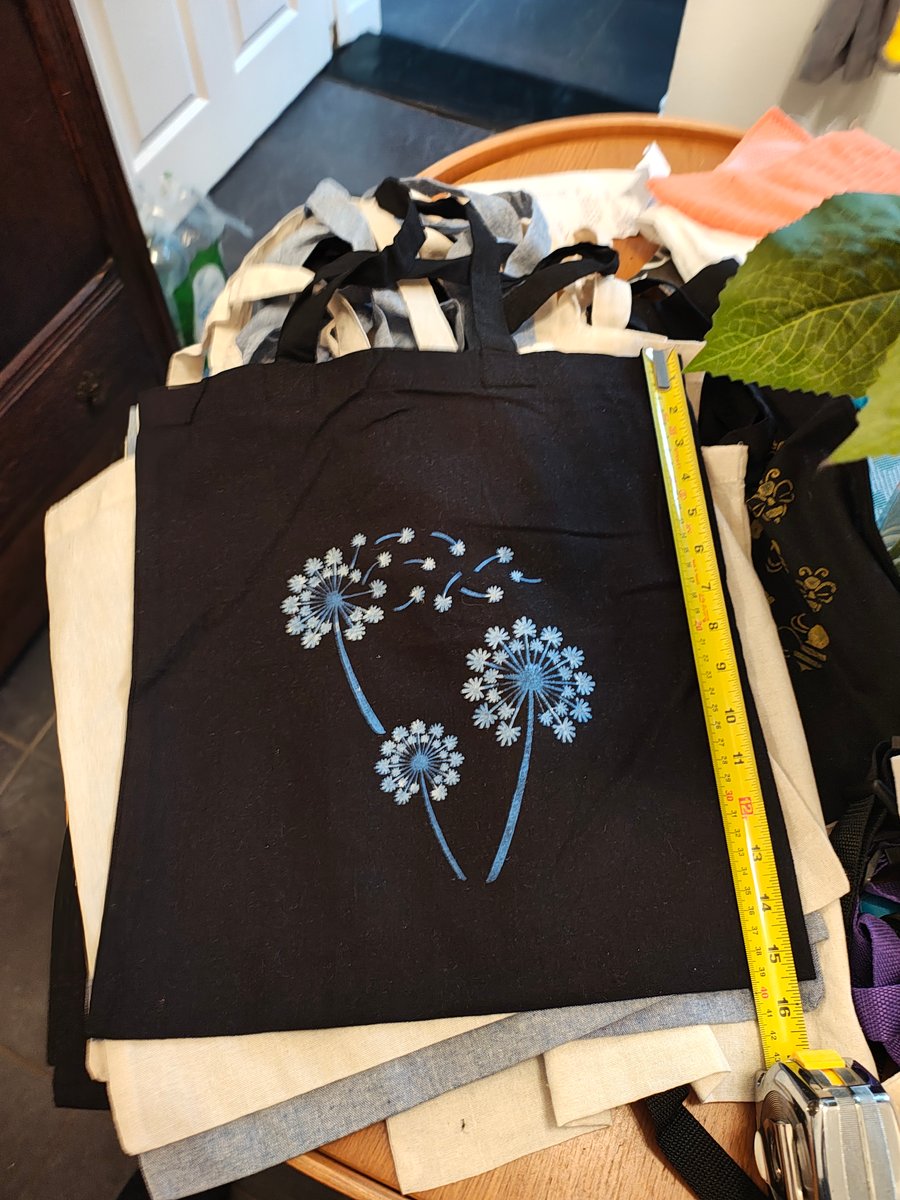 Hand painted tote bag 