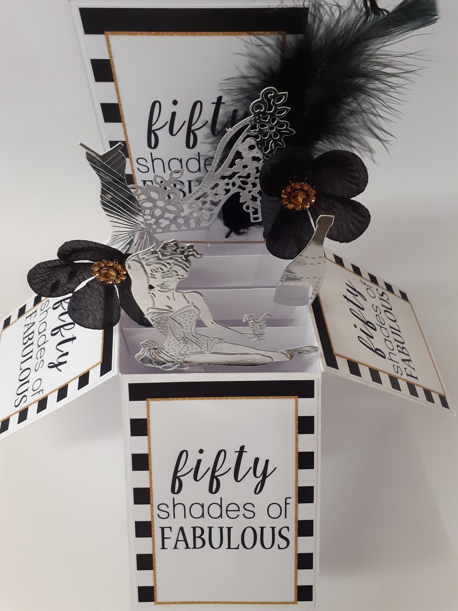 Ladies 50th Birthday Card