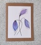 "Twilight Petals" Hand-Painted Watercolour Cards (Set of 3)