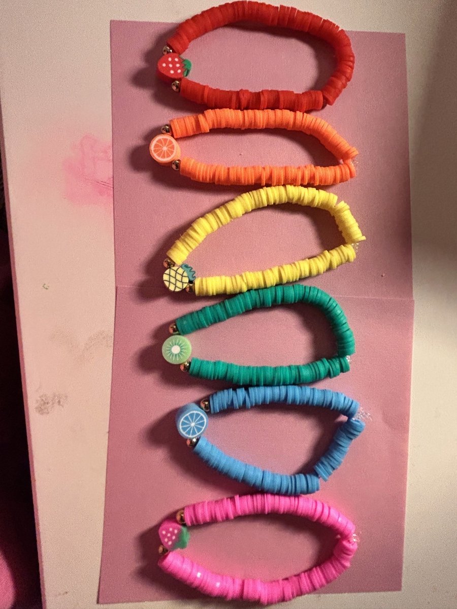 Rainbow fruit mystery bracelet 