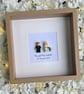 Bride & Groom Wedding Day Personalised Gift Frame - Image 2