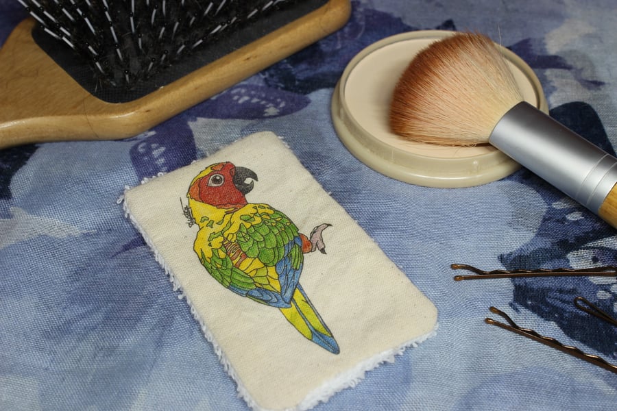 SALE ITEM - Parrot Washable & Reusable Eco Fabric Bird Face Wipe 