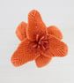 Single stem lily, macrame flower, orange lily, gifts for her - Image 6