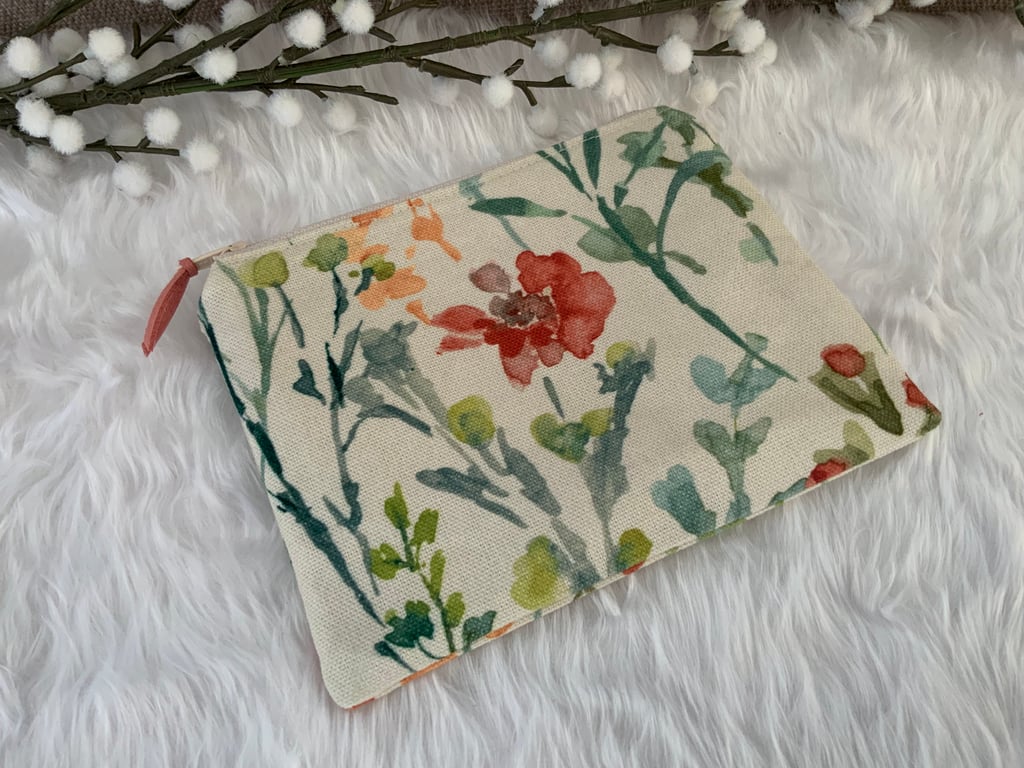 Beautiful Zipped Purses, Pouch, Small Cosmetic Bag, Accessory Purse, Coin Purse,