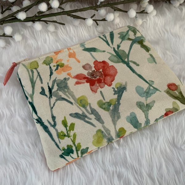 Beautiful Zipped Purses, Pouch, Small Cosmetic Bag, Accessory Purse, Coin Purse,
