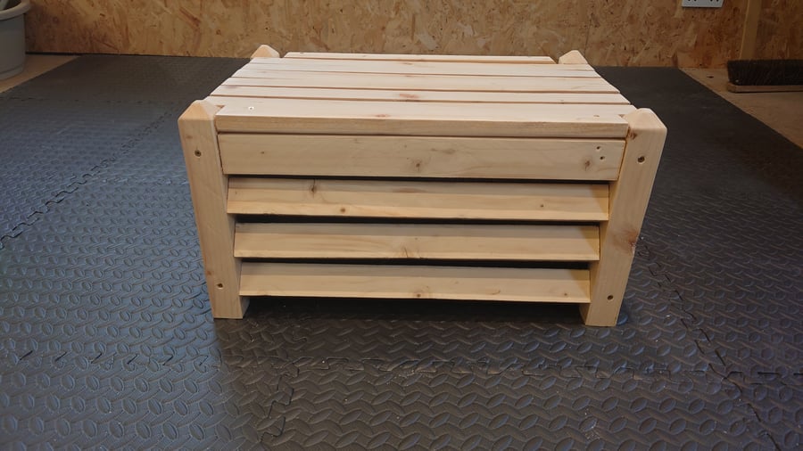 Handmade Wooden Composter