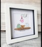 Seaglass and driftwood birds "BABY" - Image 2