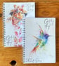 2026 Illustrated Wildlife Art Diary, Hummingbird Watercolour Cover - Image 8