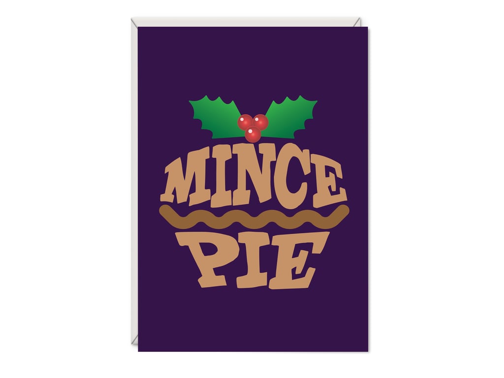 Mince Pie Christmas Card
