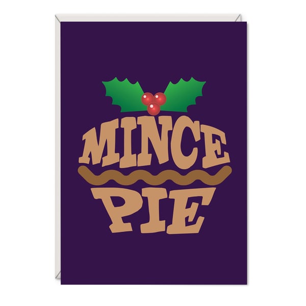 Mince Pie Christmas Card