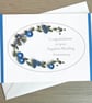 Quilled handmade 65th or 45th anniversary card - Image 8