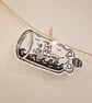 Ship in a Bottle Hand Printed Sticker Decal - Image 2