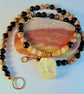 Elephant Pendant, Jasper, Onyx & Shell, Unisex Necklace, Fathers Day, Male Gifts - Image 4