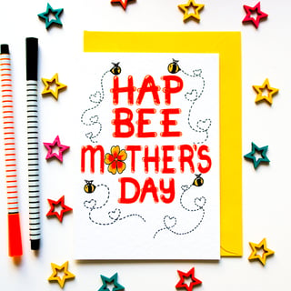 Bee Mother's Day Card For Mum, Nanny, Nana From Both Of Us