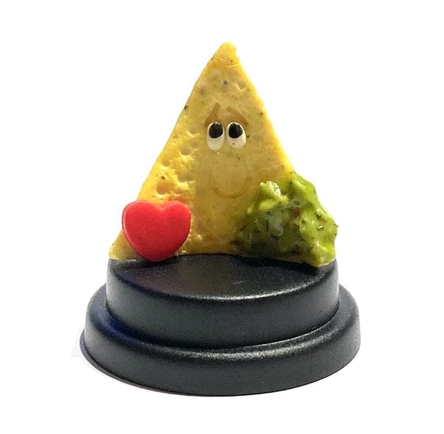 Pet Nacho, Tortilla chip, Nacho cheese, Tex mex, Mexican food lover, kawaii