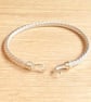 "Gaia" - Sterling Silver & 9ct Gold Rope Bracelet - Made to any size - Heavy - Image 8