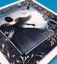 Gothic Birthday Card - 20x20cms, 8x8inches, Wife, Sister, Granddaughter, Friend - Image 2