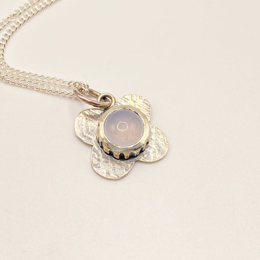 Handmade Chalcedony Pendant 