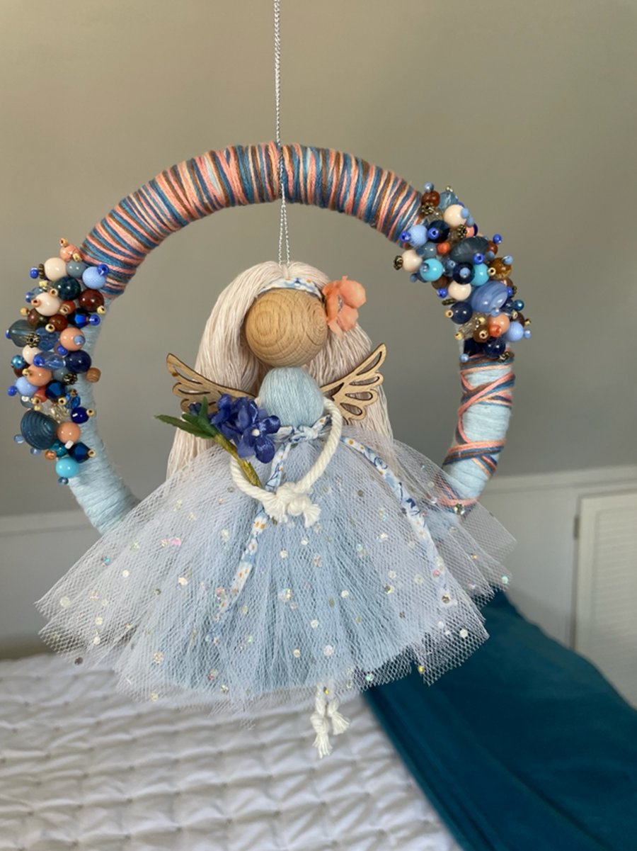 Beautiful Fairy wall hanging for Nursery or Playroom