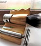 Handcrafted Shaving Brush in Spalted Beech wood with Engine Piston (SKU SB09) - Image 10