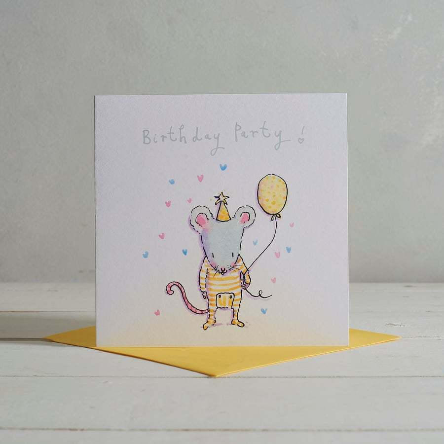 Birthday Party greetings card