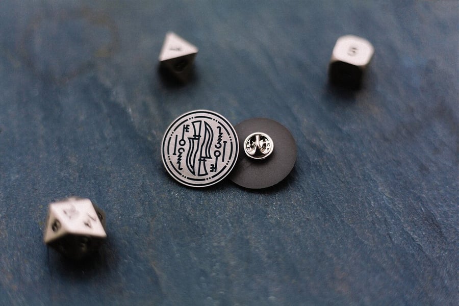 Rogue Enamel Pin - accessories for D&D players