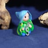 Alphabet Initial Gnome choice of letter OOAK Sculpt by Ann Galvin