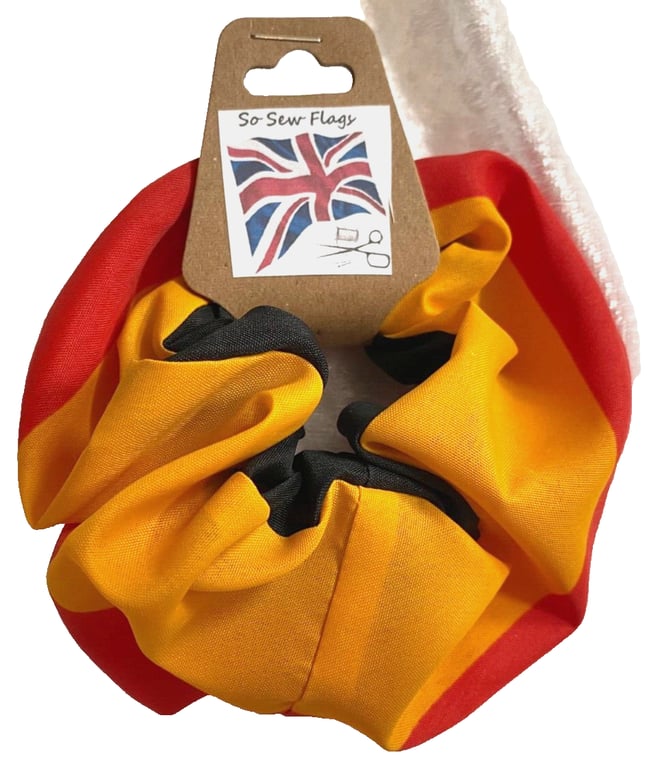 German Germany Flag Hair Scrunchie Scrunchies Accessory Band Elastic