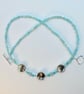 Amazonite Necklace With Abalone Discs & Sterling Silver, Birthday Gifts For Her - Image 4